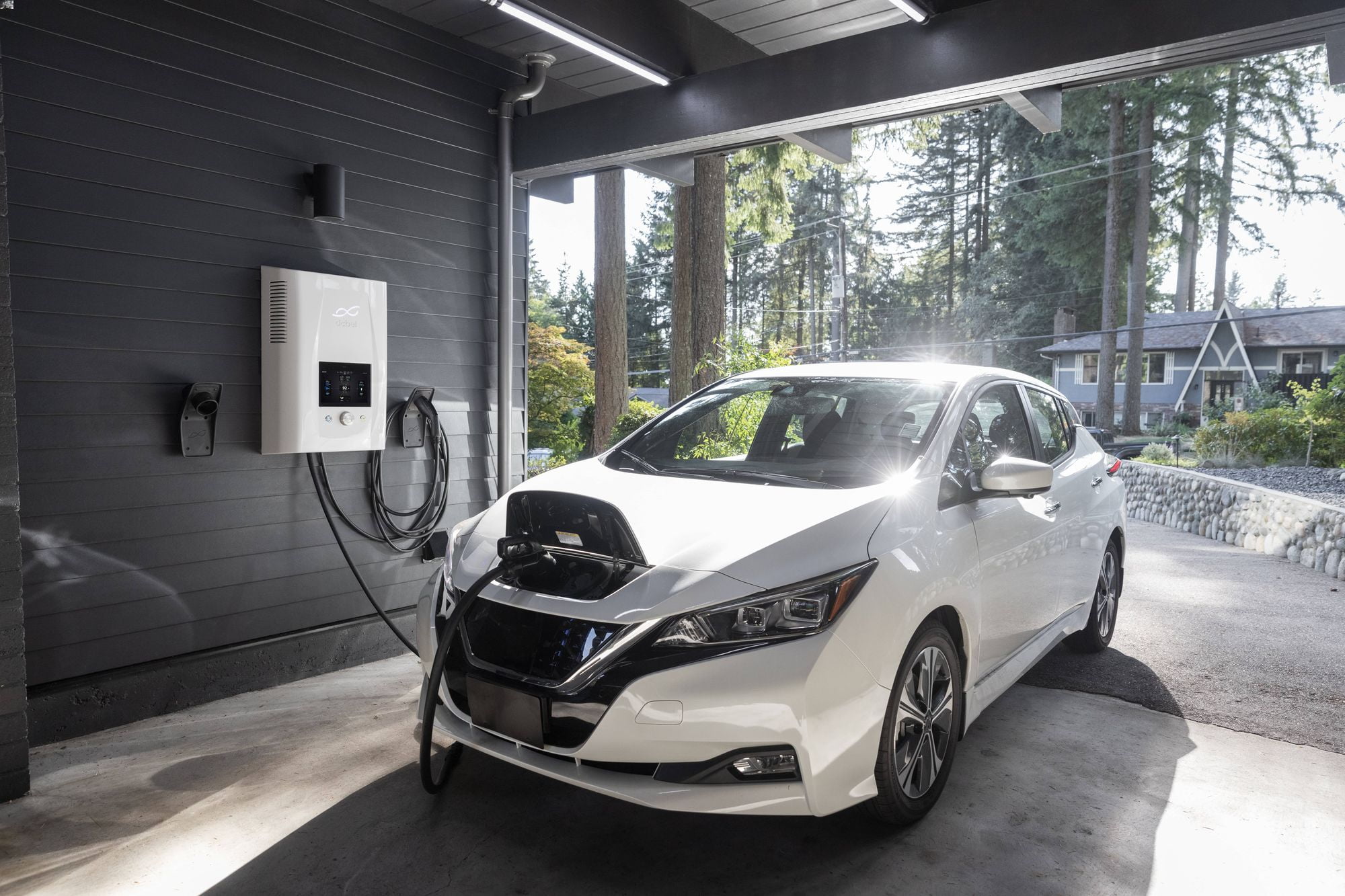 electric car charger at home